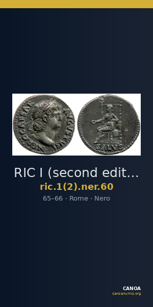 RIC I (second edition) Nero 60 — CANOA