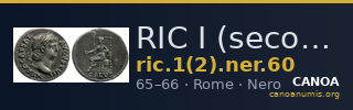 RIC I (second edition) Nero 60 — CANOA