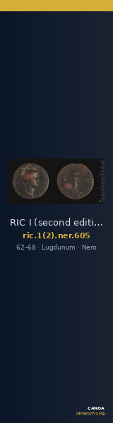 RIC I (second edition) Nero 605 — CANOA