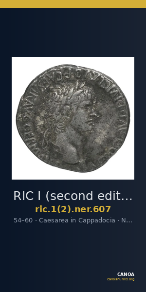 RIC I (second edition) Nero 607 — CANOA
