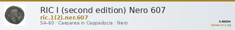 RIC I (second edition) Nero 607 — CANOA