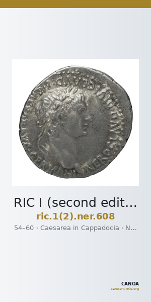 RIC I (second edition) Nero 608 — CANOA