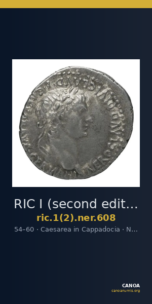 RIC I (second edition) Nero 608 — CANOA