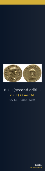 RIC I (second edition) Nero 61 — CANOA