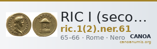 RIC I (second edition) Nero 61 — CANOA