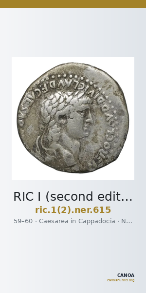RIC I (second edition) Nero 615 — CANOA