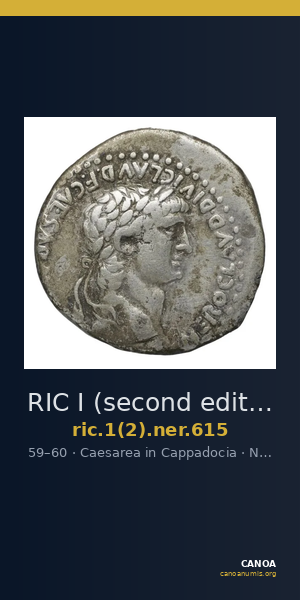 RIC I (second edition) Nero 615 — CANOA