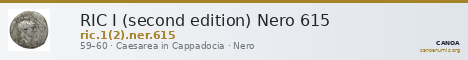 RIC I (second edition) Nero 615 — CANOA