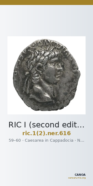 RIC I (second edition) Nero 616 — CANOA