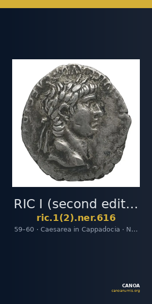 RIC I (second edition) Nero 616 — CANOA