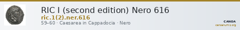 RIC I (second edition) Nero 616 — CANOA