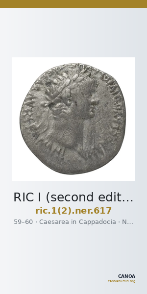 RIC I (second edition) Nero 617 — CANOA