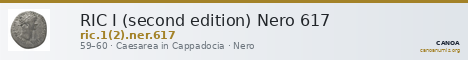 RIC I (second edition) Nero 617 — CANOA
