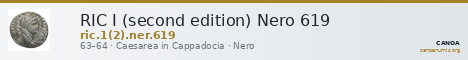 RIC I (second edition) Nero 619 — CANOA