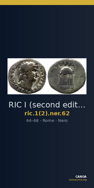 RIC I (second edition) Nero 62 — CANOA