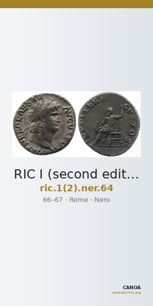 RIC I (second edition) Nero 64 — CANOA
