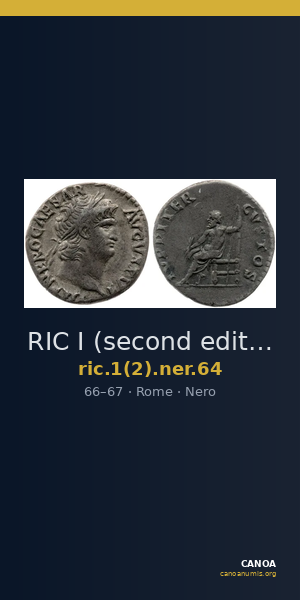 RIC I (second edition) Nero 64 — CANOA