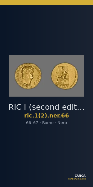 RIC I (second edition) Nero 66 — CANOA