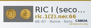 RIC I (second edition) Nero 66 — CANOA