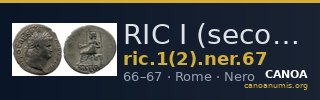 RIC I (second edition) Nero 67 — CANOA
