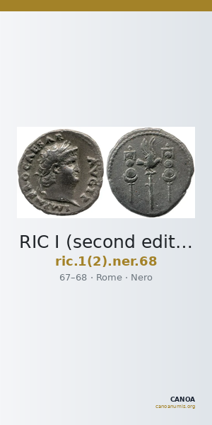 RIC I (second edition) Nero 68 — CANOA