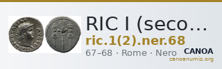 RIC I (second edition) Nero 68 — CANOA
