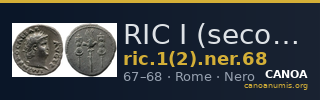 RIC I (second edition) Nero 68 — CANOA