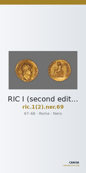 RIC I (second edition) Nero 69 — CANOA