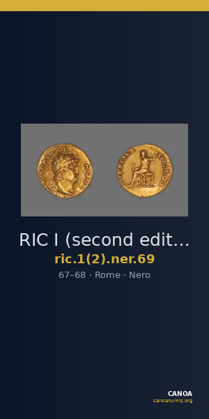 RIC I (second edition) Nero 69 — CANOA