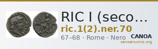 RIC I (second edition) Nero 70 — CANOA