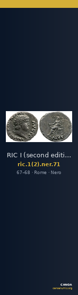 RIC I (second edition) Nero 71 — CANOA