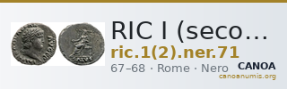 RIC I (second edition) Nero 71 — CANOA