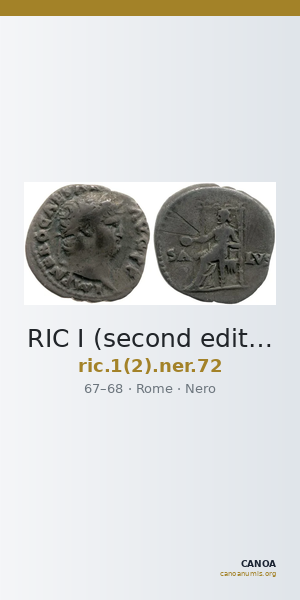 RIC I (second edition) Nero 72 — CANOA