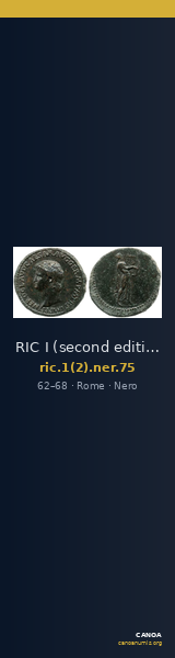 RIC I (second edition) Nero 75 — CANOA