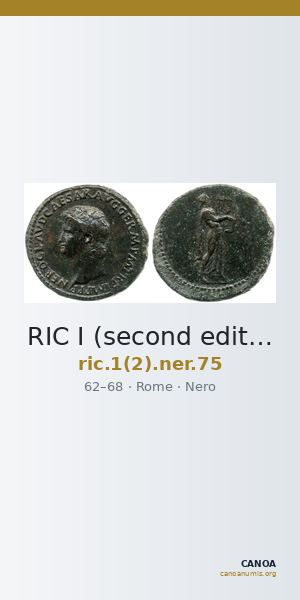 RIC I (second edition) Nero 75 — CANOA
