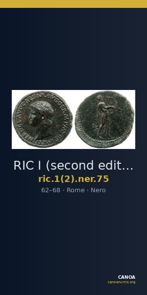 RIC I (second edition) Nero 75 — CANOA