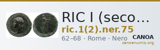 RIC I (second edition) Nero 75 — CANOA