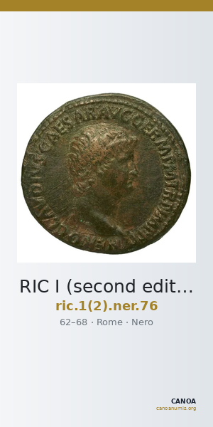 RIC I (second edition) Nero 76 — CANOA