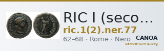 RIC I (second edition) Nero 77 — CANOA