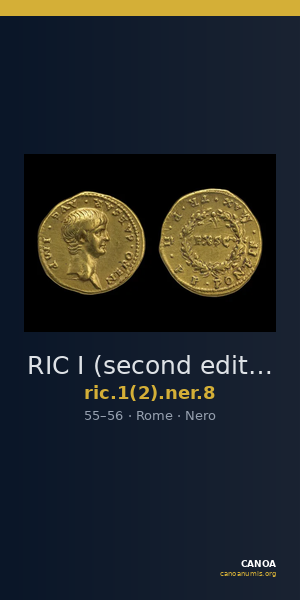 RIC I (second edition) Nero 8 — CANOA