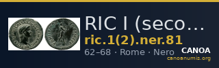 RIC I (second edition) Nero 81 — CANOA