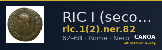 RIC I (second edition) Nero 82 — CANOA