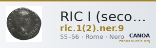 RIC I (second edition) Nero 9 — CANOA