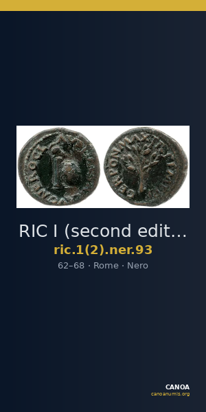 RIC I (second edition) Nero 93 — CANOA