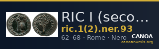 RIC I (second edition) Nero 93 — CANOA
