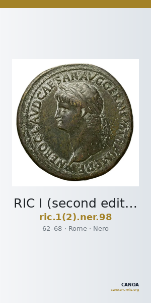 RIC I (second edition) Nero 98 — CANOA