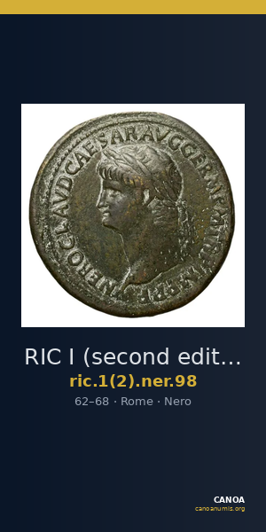 RIC I (second edition) Nero 98 — CANOA