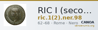 RIC I (second edition) Nero 98 — CANOA