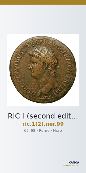 RIC I (second edition) Nero 99 — CANOA
