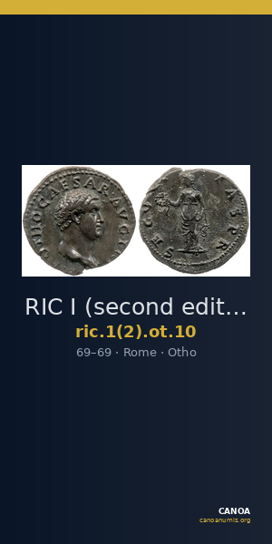 RIC I (second edition) Otho 10 — CANOA